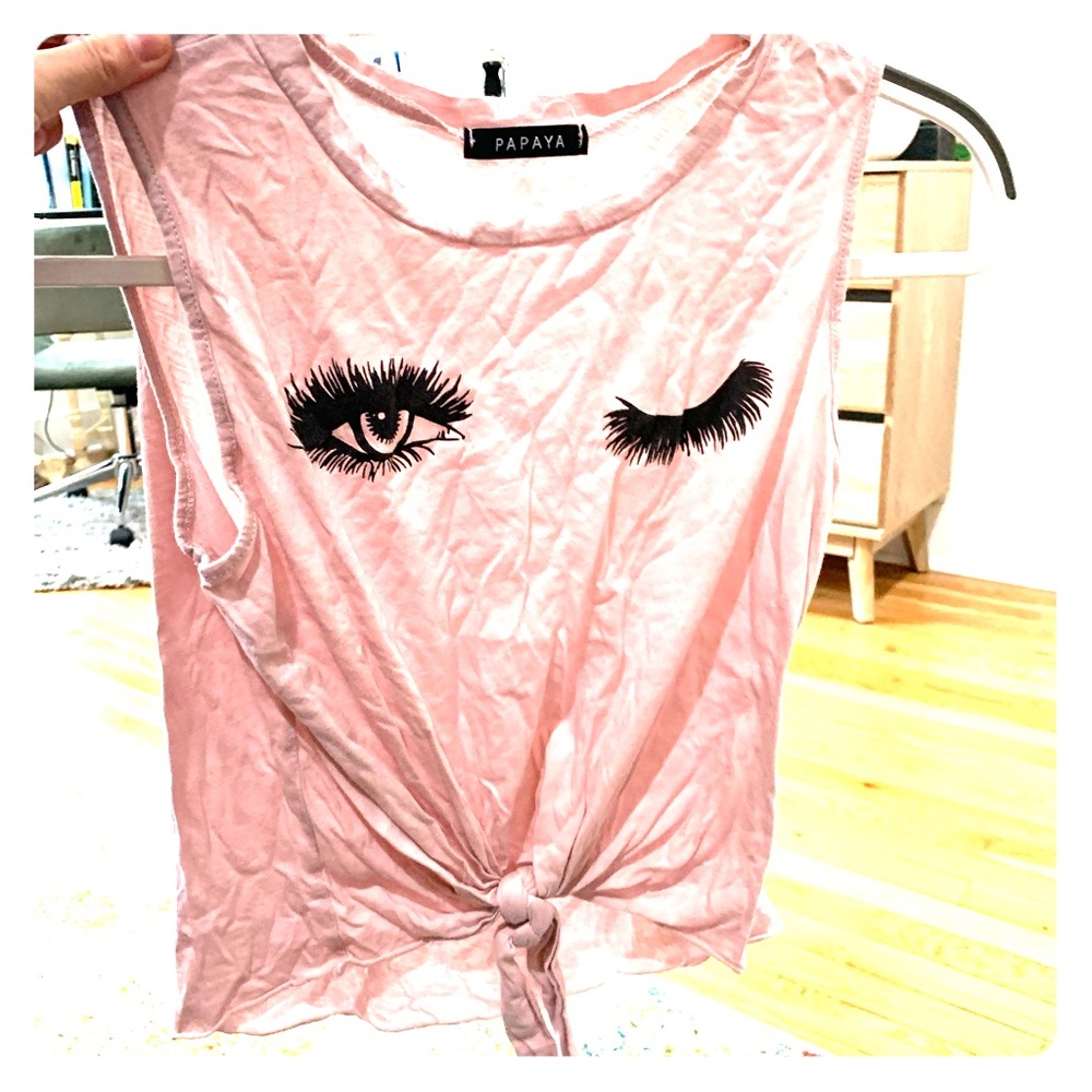 Fun wink tie shirt